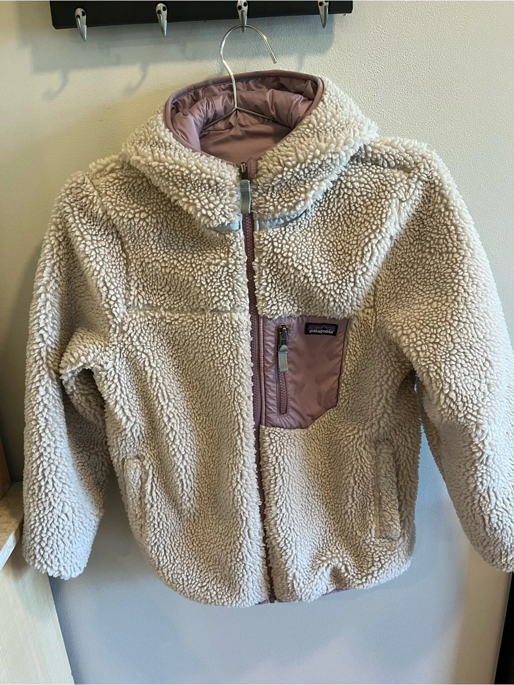 Patagonia reversible girl jacket